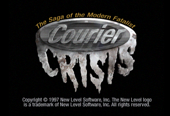 Courier Crisis Title Screen